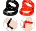 Dual Ring Cock Ring - Silicone Support Strap | Cumequoi - Cumequoi Cock Rings sex toys Lebanon