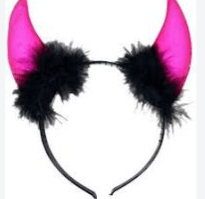 Devil Horns Headband - Pink Fluffy | Cumequoi - Cumequoi Bachelorette & Divorce Parties sex toys Lebanon