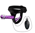 Vibrating Double Dildo Strapon - TPE | Cumequoi - Cumequoi Dildos & Strapons sex toys Lebanon