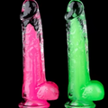 Jelly Suction Cup Dildo - Pink TPE | Cumequoi - Cumequoi Dildos & Strapons sex toys Lebanon