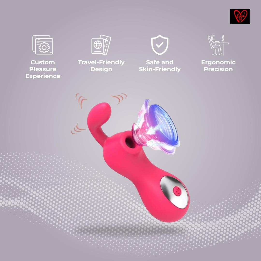 Love2b: Dual Stimulation Clit Sucker & G - Spot Vibrator for Women in Lebanon - sex toy Vibrators & Suckers Lebanon