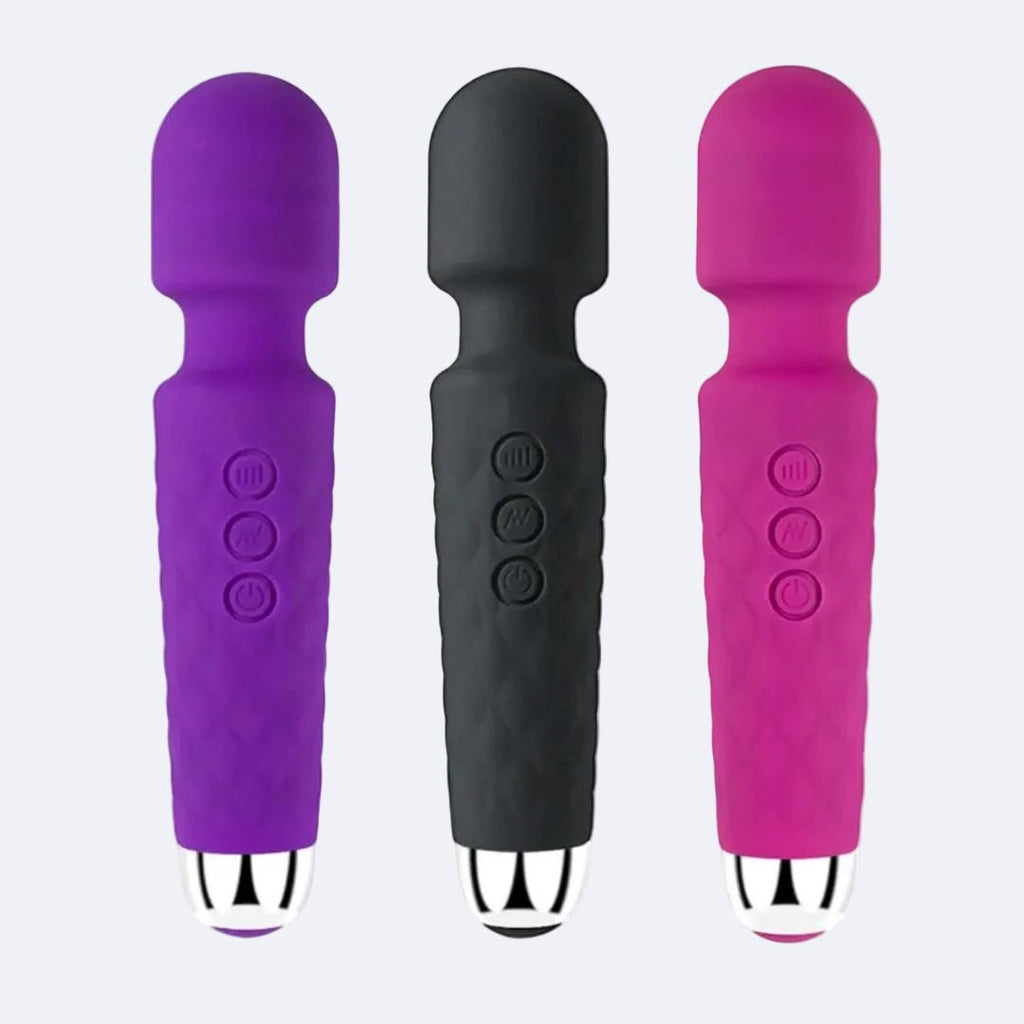 Wand Vibrator - 20 Pattern Silicone Massager - sex toy Vibrators & Suckers Lebanon