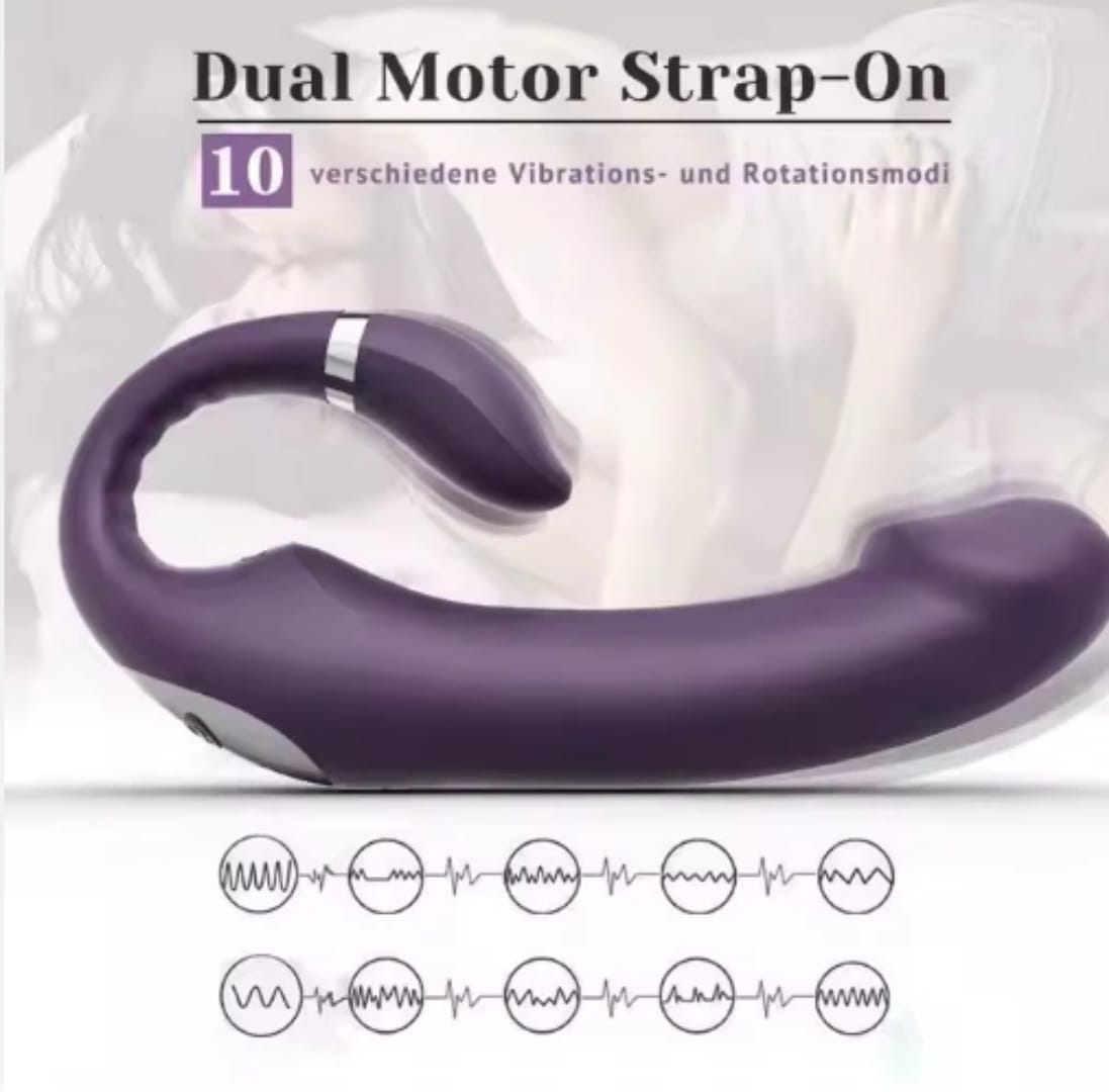 L'Attache Strapless Vibrating Dildo