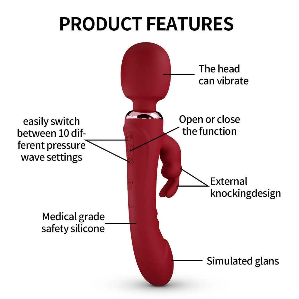 Peter The Great: Rabbit + Wand Vibrator - sex toy Vibrators & Suckers Lebanon