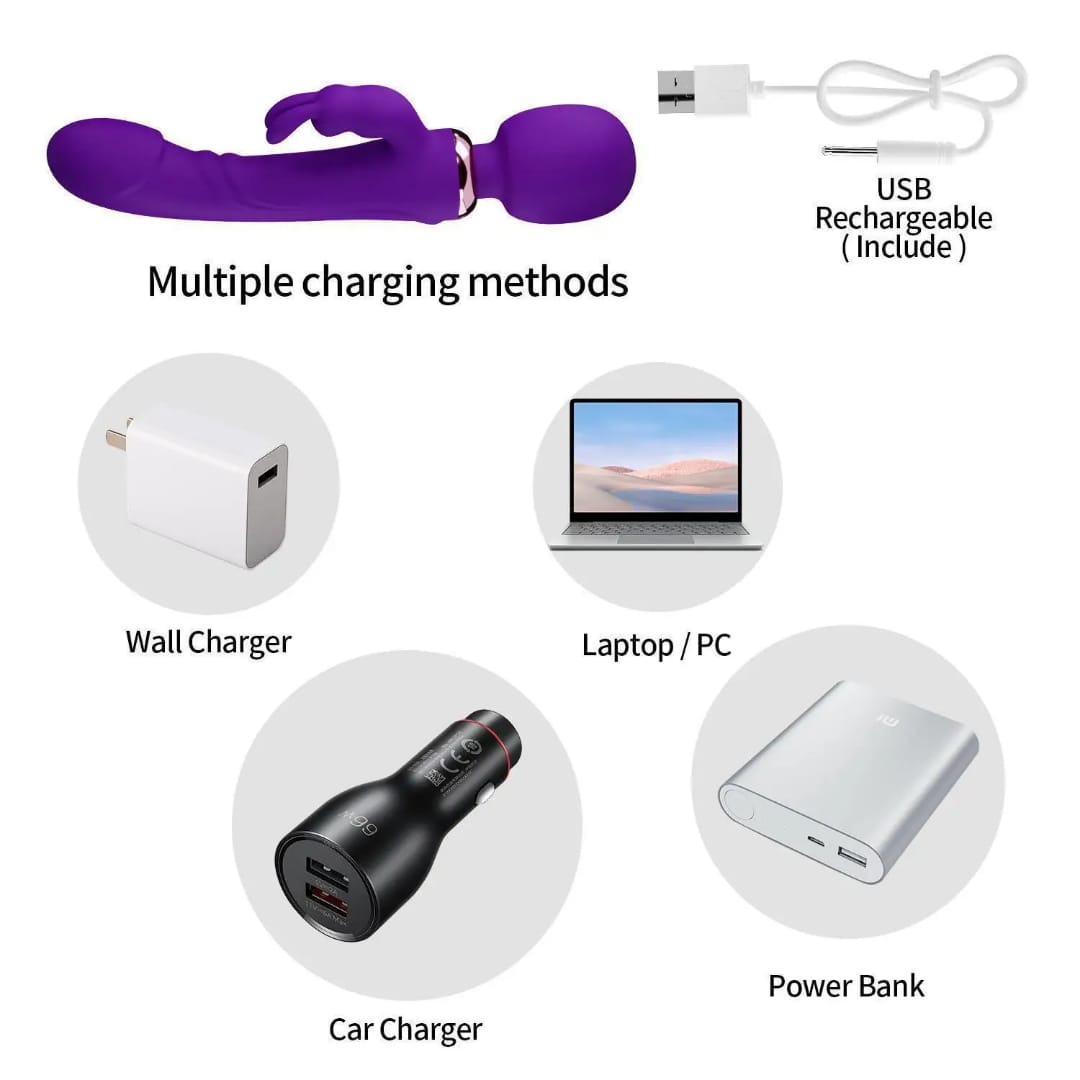 Peter The Great: Rabbit + Wand Vibrator