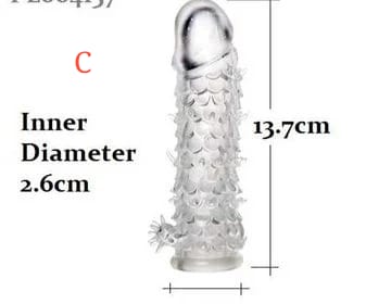 Transparent Cock Extensions and Sleeves - sex toy Sleeves / Extentions Lebanon