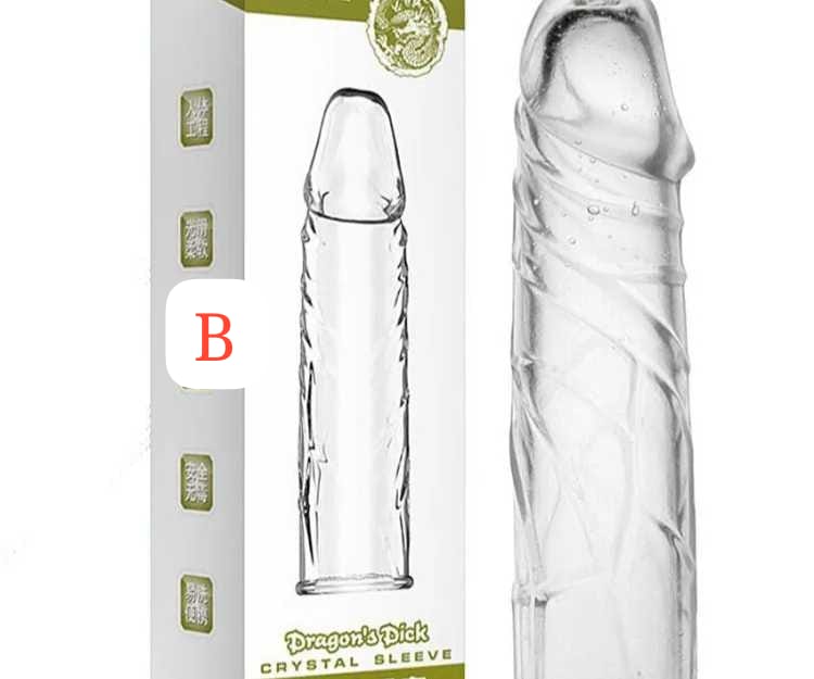 Transparent Cock Extensions and Sleeves