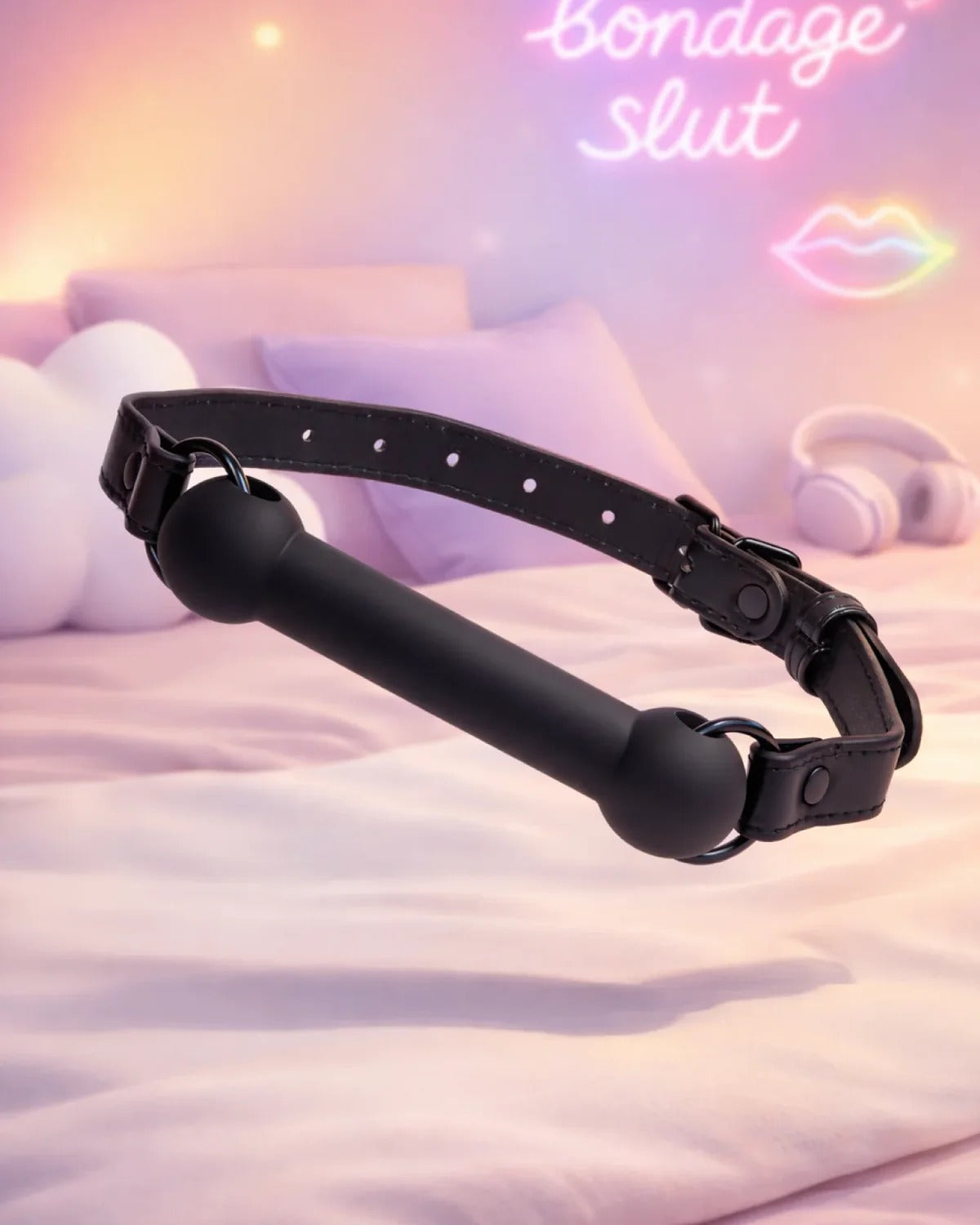 Premium Silicone Bit Gag: Beginner-Friendly BDSM Mouth Gag
