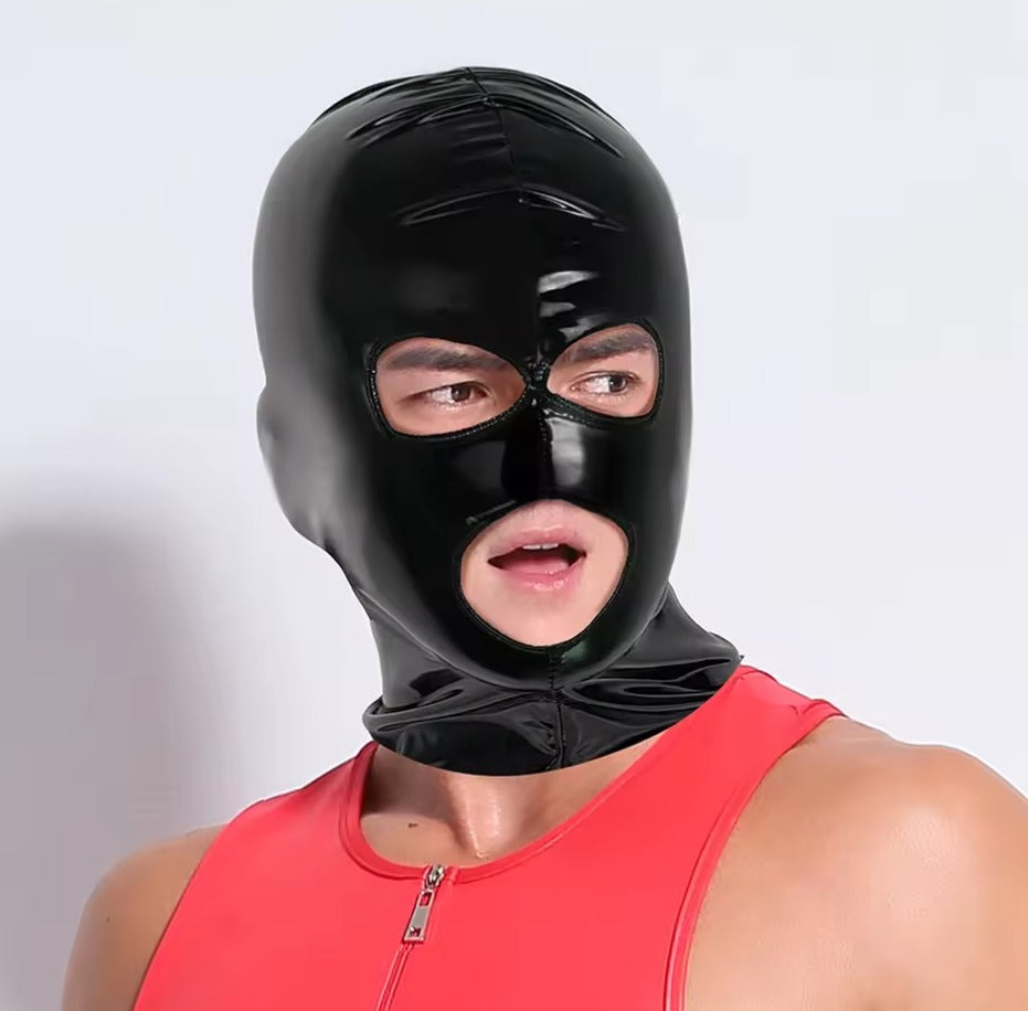 Latex Head Mask BDSM