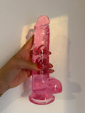 Jelly High Quality Dildo: TPE Material - Cumequoi Dildos & Strapons sex toys Lebanon