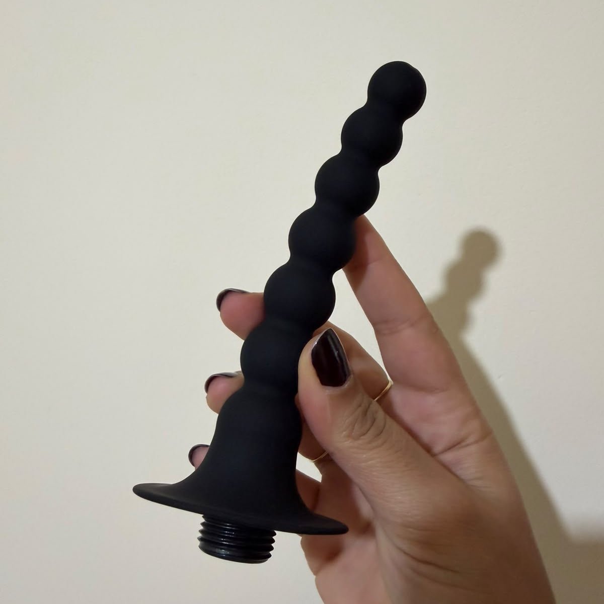 Anal Douche - Black Silicone | Cumequoi - Cumequoi Anal Plugs sex toys Lebanon