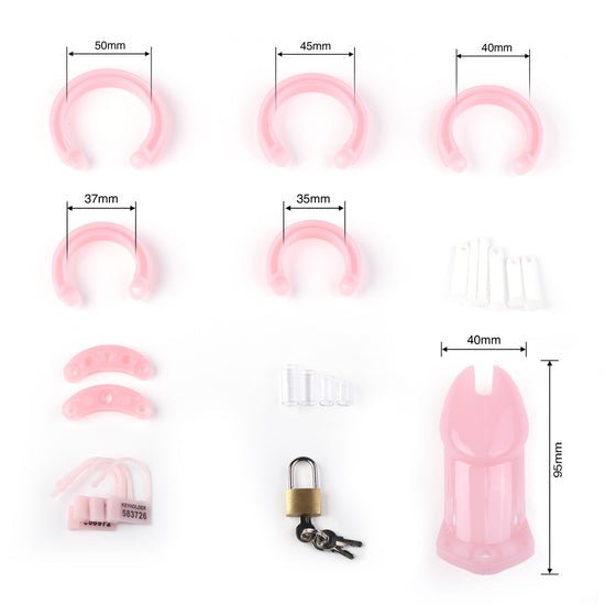 Male Chastity Cage Set: Lockable Control Device With Multiple Sizes - sex toy Cock cages Lebanon