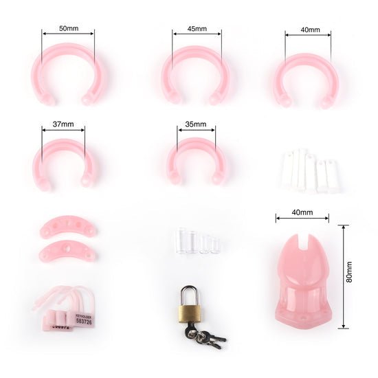 Male Chastity Cage Set: Lockable Control Device With Multiple Sizes - sex toy Cock cages Lebanon
