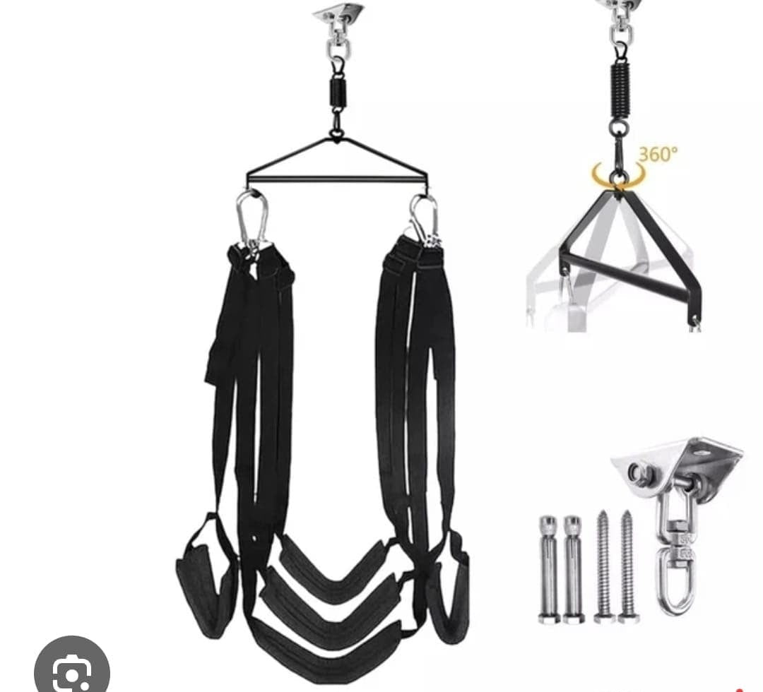 Complete couples swing set with adjustable straps, suspension hardware and mounting accessories – Cumequoi Lebanon