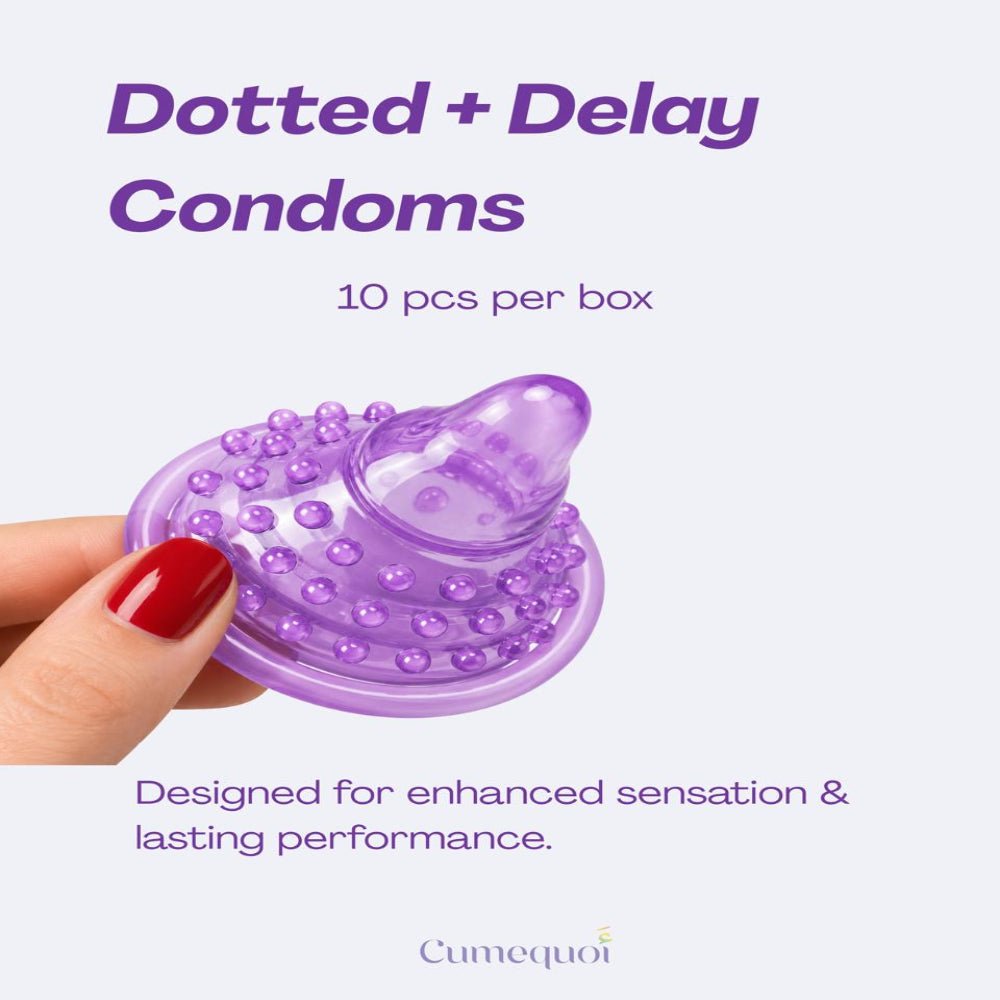 Textured Delay Condoms: Dotted Performance Pack - sex toy Condoms Lebanon