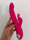 Dual Stimulation Telescopic Rabbit Vibrator: Powerful Internal And Clitoral Pleasure - sex toy Vibrators & Suckers Lebanon