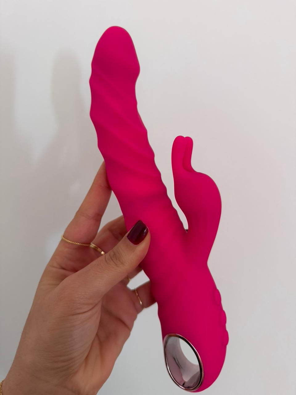 Dual Stimulation Telescopic Rabbit Vibrator: Powerful Internal And Clitoral Pleasure - sex toy Vibrators & Suckers Lebanon