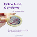 Extra lube condoms — adult toy Lebanon, soft TPE smooth comfort design | Cumequoi