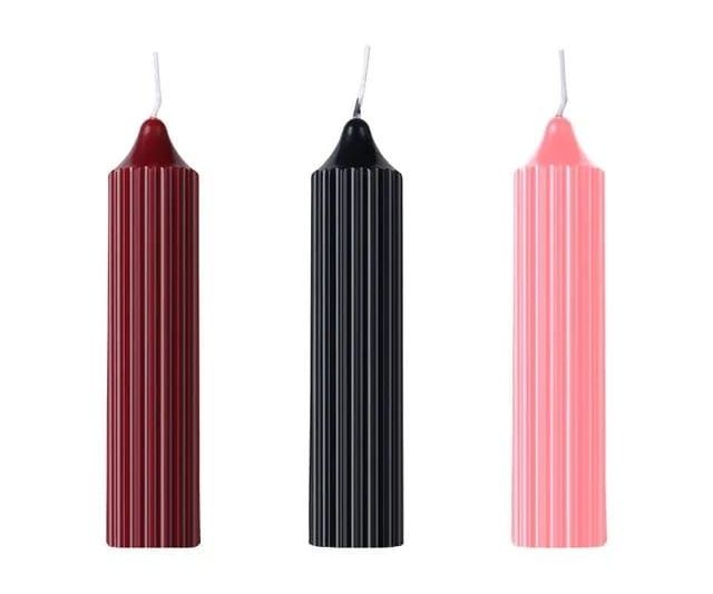 Low Temp Candles (Black or Dark Red) BDSM play - sex toy BDSM Lebanon