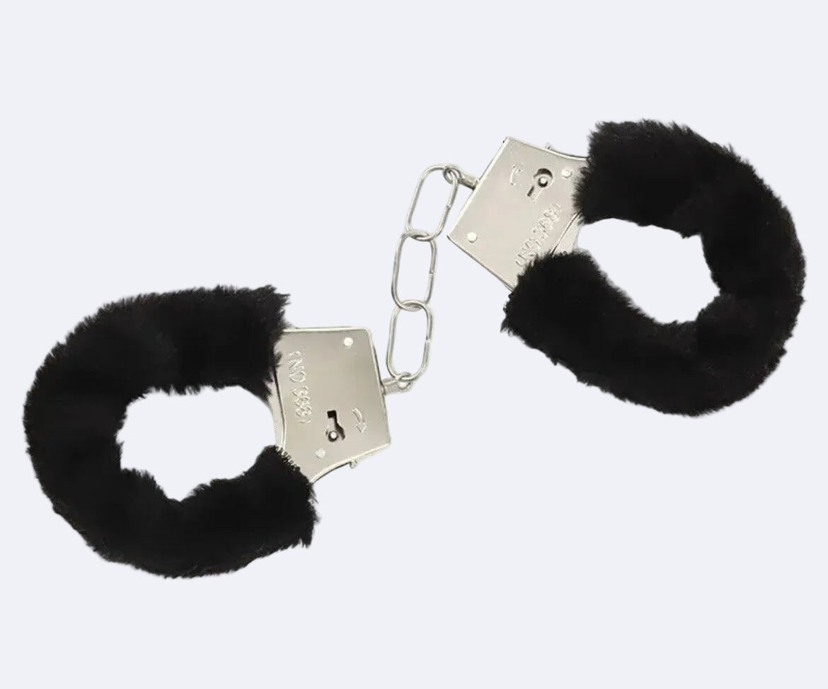 Stainless Cuffs with Fur - sex toy BDSM Lebanon