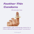 Feather thin condoms — adult toy Lebanon, soft TPE lightweight protection | Cumequoi