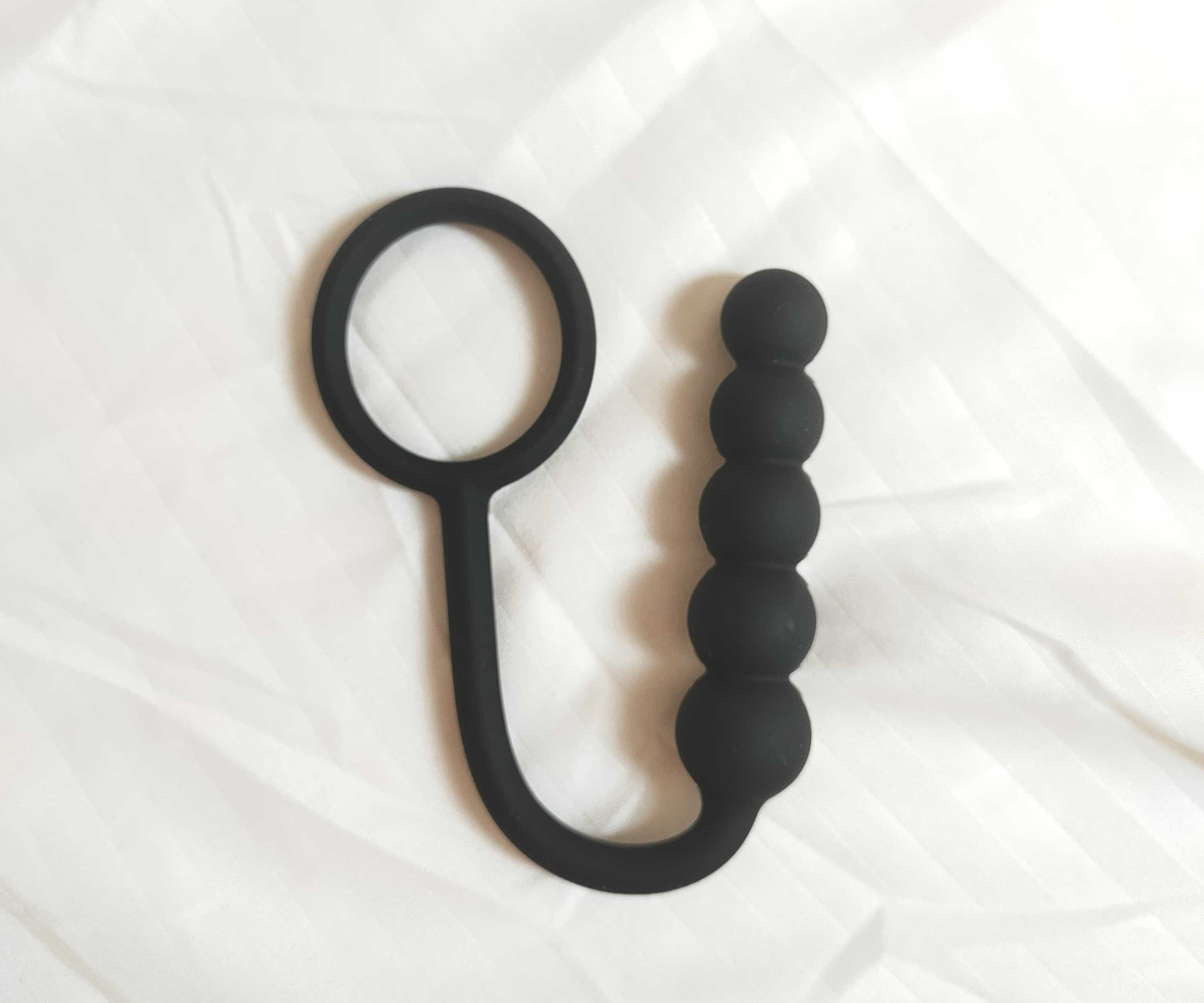 Butt Plug Beads with Cock Ring