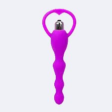 Vibrating Butt Plug with Beads - sex toy Anal Plugs Lebanon