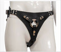 Premium Leather Strap - On Harness With Metal Ring: Adjustable Secure Fit - sex toy Dildos & Strapons Lebanon