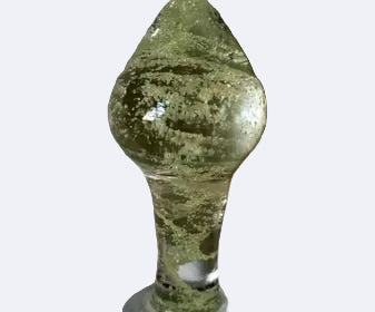 luminous glass anal plug