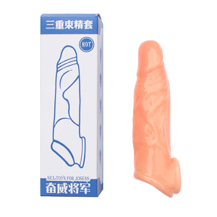 Penis Sleeve Extender: Textured Length And Thickness Enhancement - sex toy Sleeves / Extentions Lebanon
