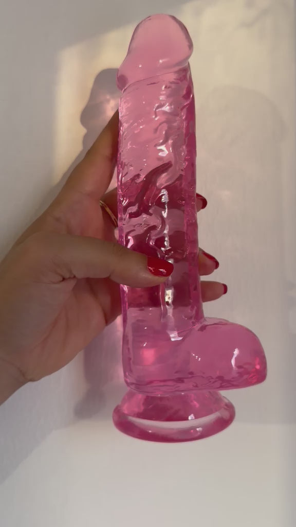 Jelly High Quality Dildo: TPE Material