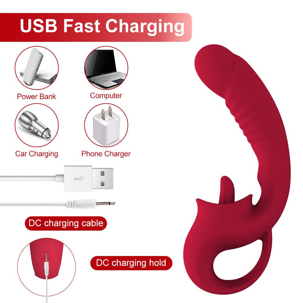 LILI Rabbit Vibrator: G - Spot & Clitoral Stimulation - sex toy Vibrators & Suckers Lebanon
