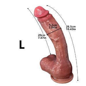 Realistic Large Dildo With Suction Base: Flexible And Deep Stimulation - sex toy Dildos & Strapons Lebanon