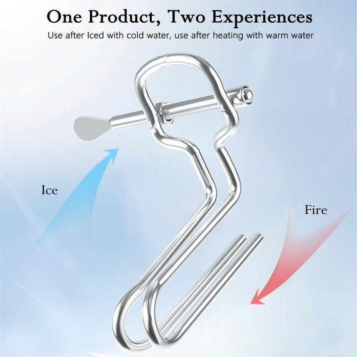 Anal and Vaginal Expander: Metal Plugs, Adjustable, Stainless Steel