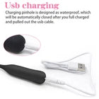 Silicone Men Electric E-stim Stretcher Urethral Sounding Rod Penis Plug Dilator