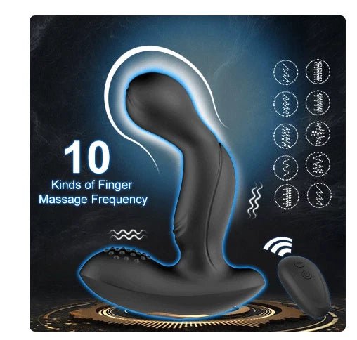 Powerful Flapping Fingering Male Prostate Massager Stimulator - Cumequoi Prostate Massagers sex toys Lebanon