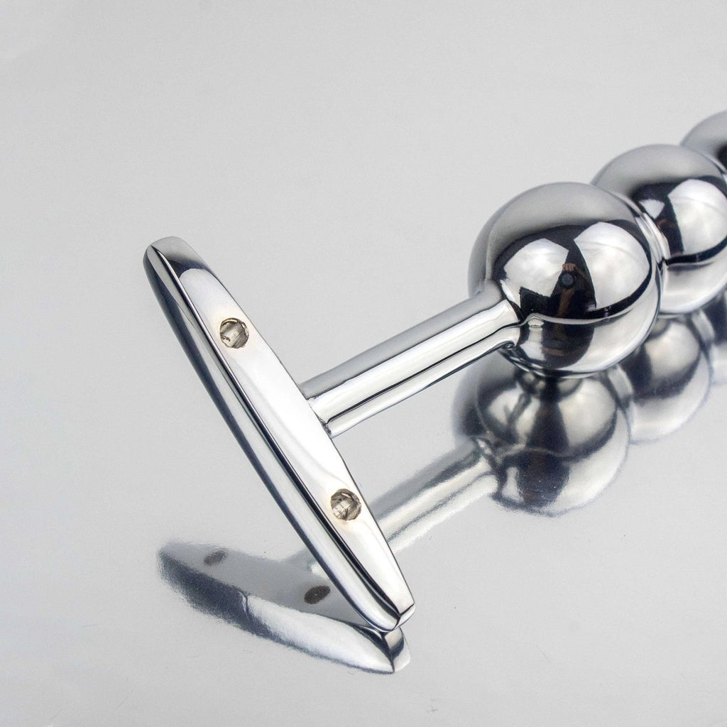 5 Balls Butt Plug Massager Stainless Steel Anal Dilator: Sex Toy for Women and Men - Cumequoi Anal Plugs sex toys Lebanon