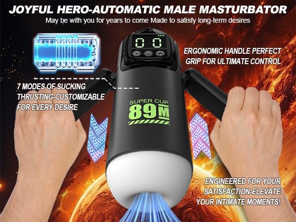 Smart automatic male masturbator with digital control multiple modes stimulation Lebanon