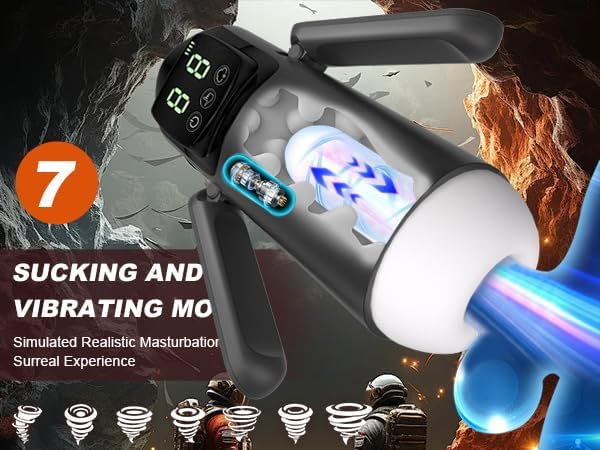 Male masturbator machine with suction and vibration modes intense pleasure device Lebanon