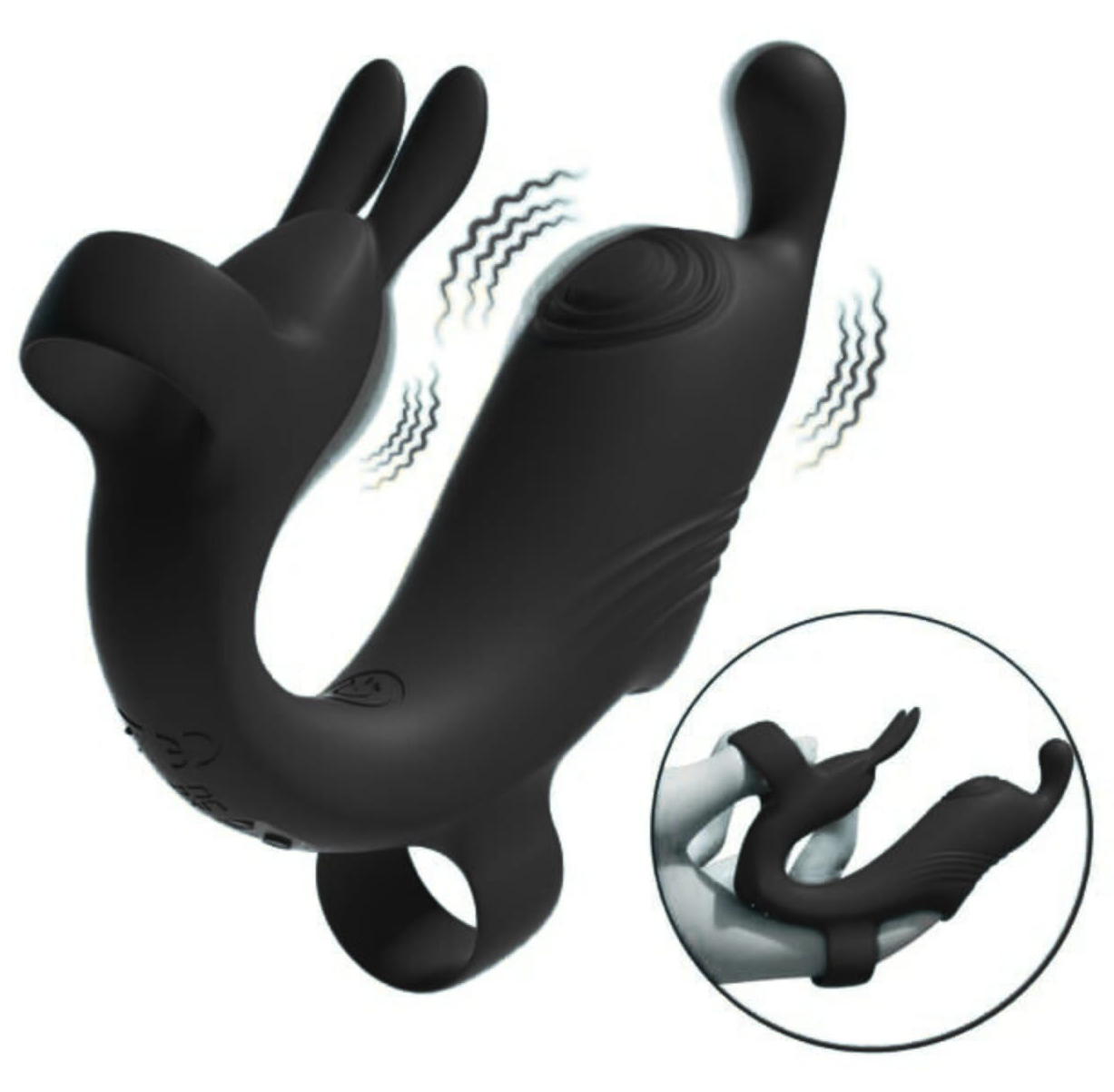 Luxury Finger Vibrator Rechargeable with Clit extension