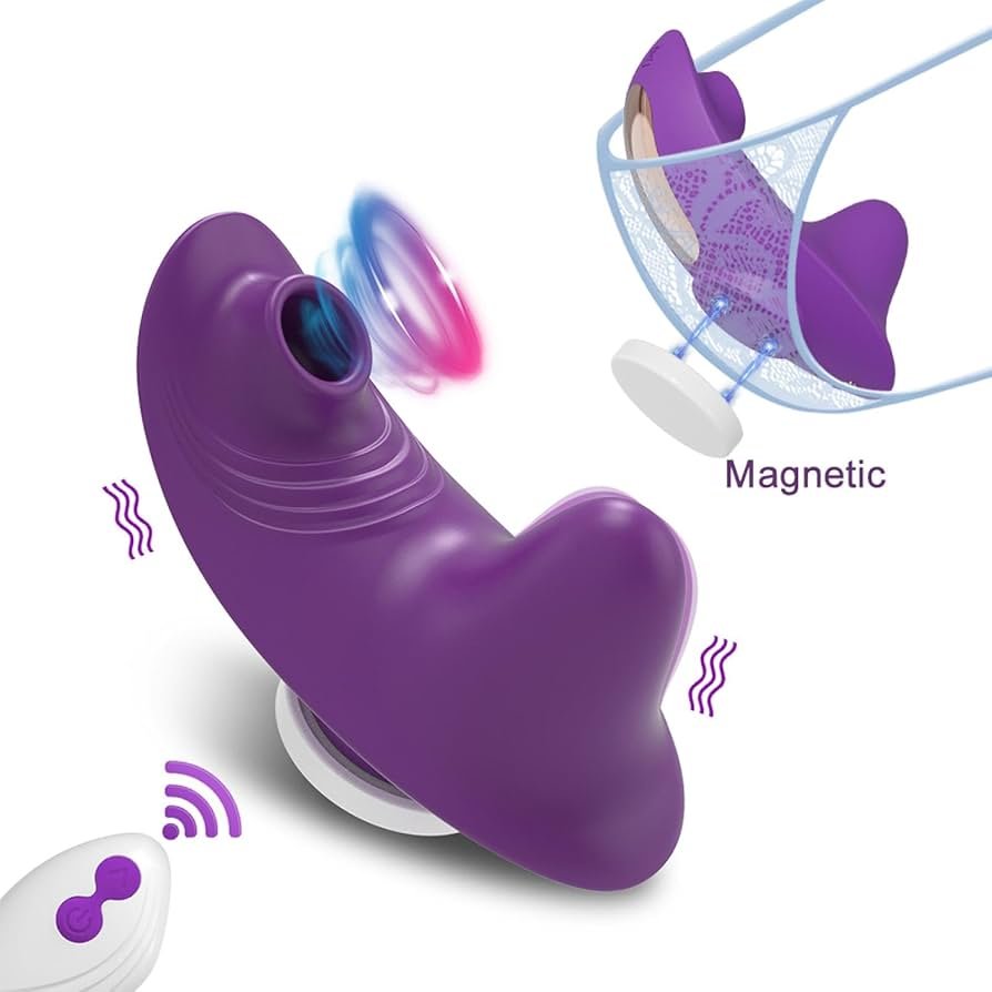 Discreet Wearable Clitoral Suction Vibrator: Hands - free Magnetic Pleasure - sex toy Vibrators & Suckers Lebanon