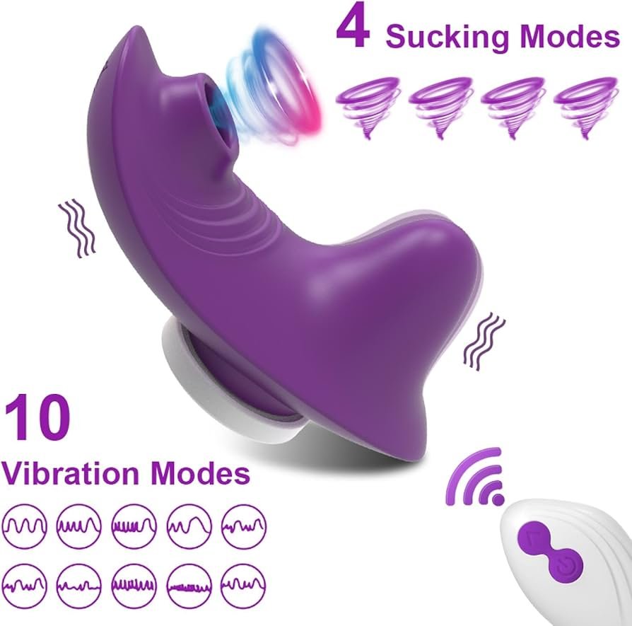 Discreet Wearable Clitoral Suction Vibrator: Hands - free Magnetic Pleasure - sex toy Vibrators & Suckers Lebanon