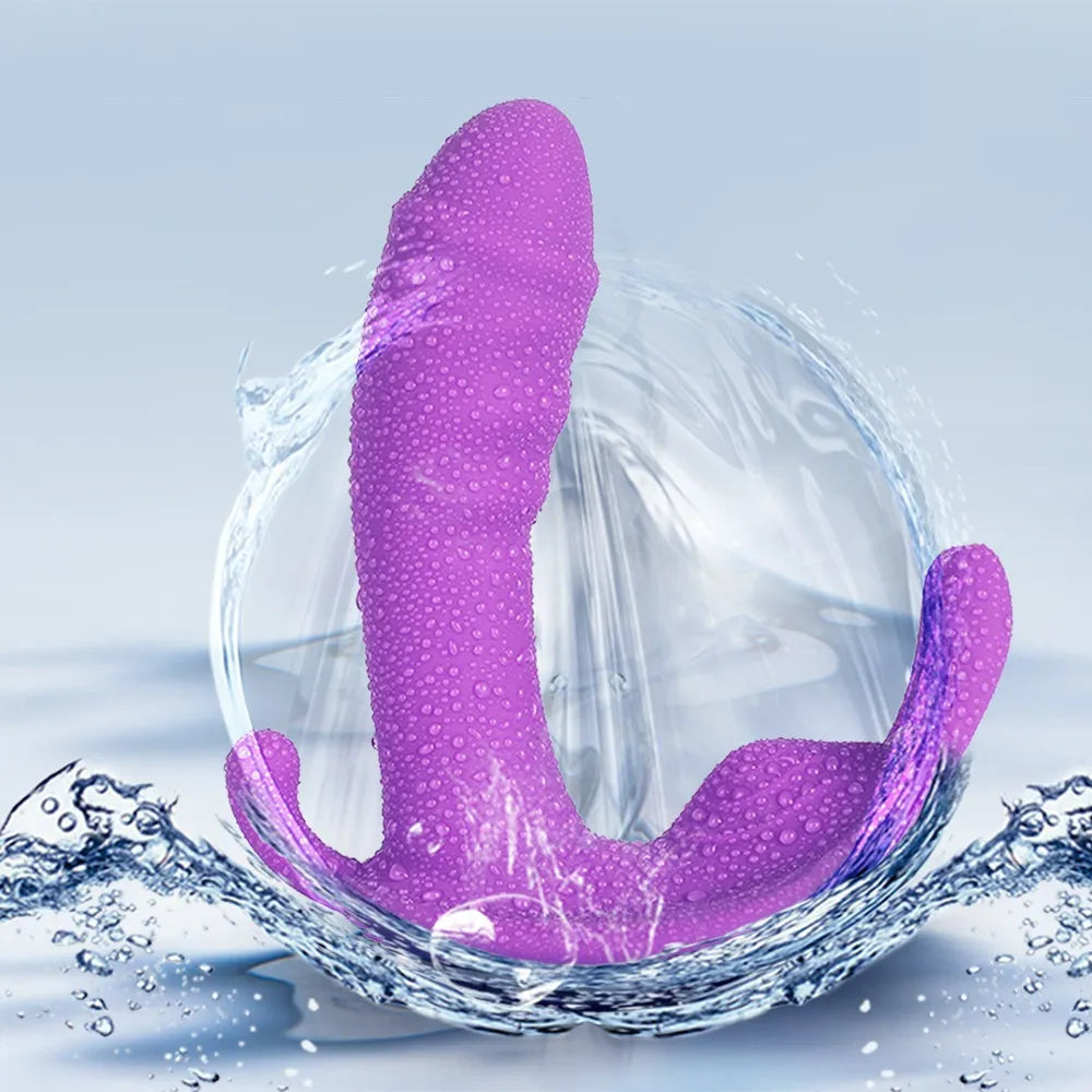 Wearable Vibrator with Clit and Scrotum Stimulation